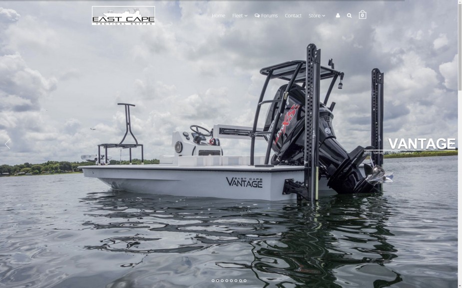 East Cape Skiffs Vantage VHP with 157 horse power merucry and black powerpole