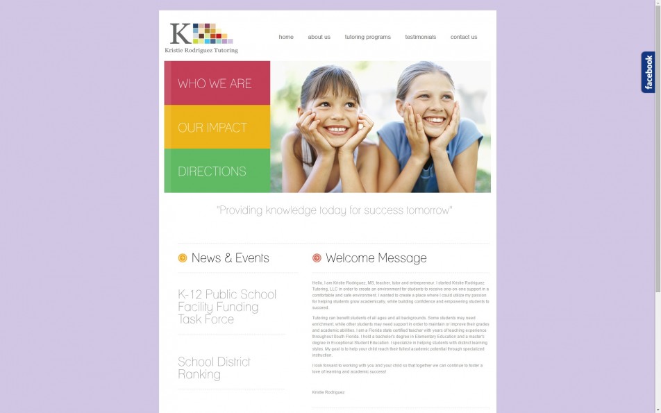 Kristie Rodriguez LLC | Kristie Rodriguez Tutoring | Web Design | WordPress Hosting